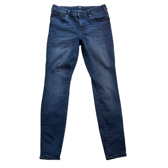 Gap Womens Modern Skinny Dark Wash Denim Jeans Size 6 u - Picture 2 of 9